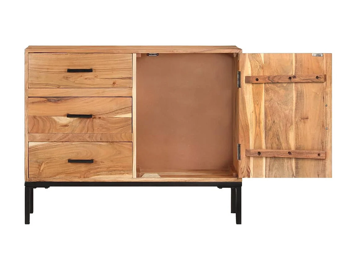 Sideboard Lowboard - 88x30x73 cm Akazie Massivholz -RM76067