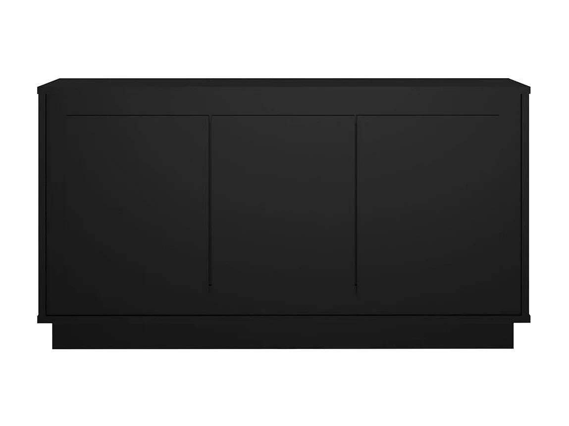 Sideboard Schwarz Anrichte 102x35x55 cm Holzwerkstoff -RM48976