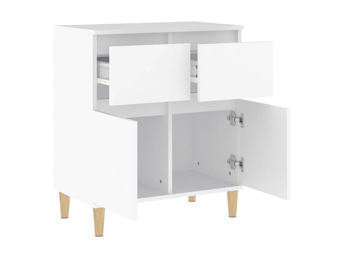 Sideboard Weiß Anrichte 60x35x70 cm Holzwerkstoff -RM77537