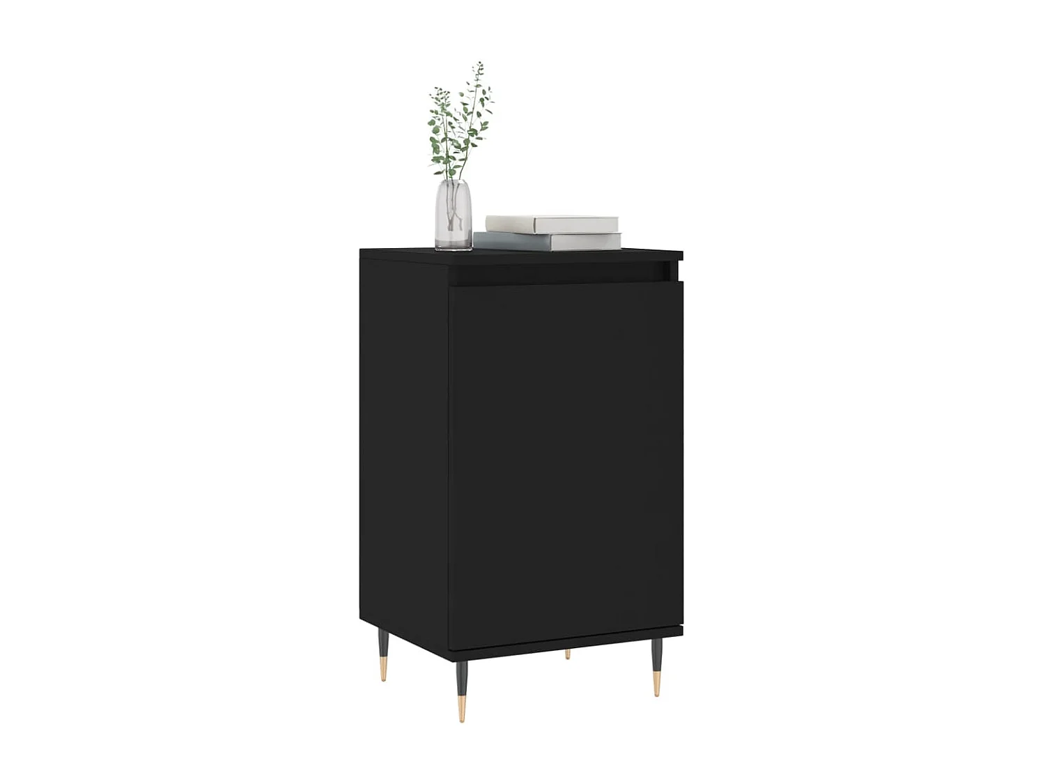 Sideboards Schwarz im 2er-Set Anrichten 40x35x70 cm Holzwerkstoff -RM95589