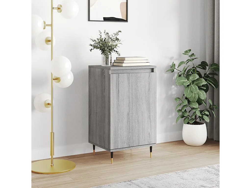 Sideboard Grau Sonoma - Lowboard 40x35x70 cm Holzwerkstoff -RM72804