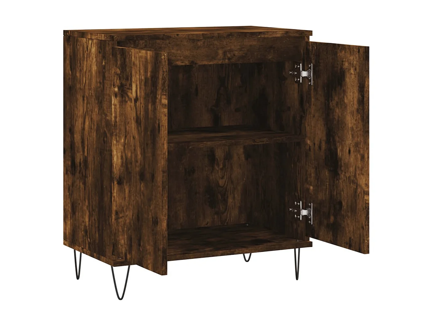 Sideboard Anrichte Räuchereiche 60x35x70 cm Holzwerkstoff -RM83620