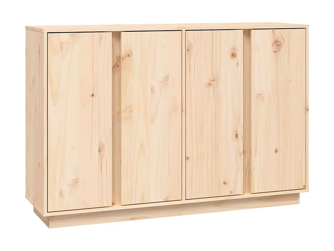 Sideboard Anrichte - 120x35x80 cm Massivholz Kiefer -RM55109