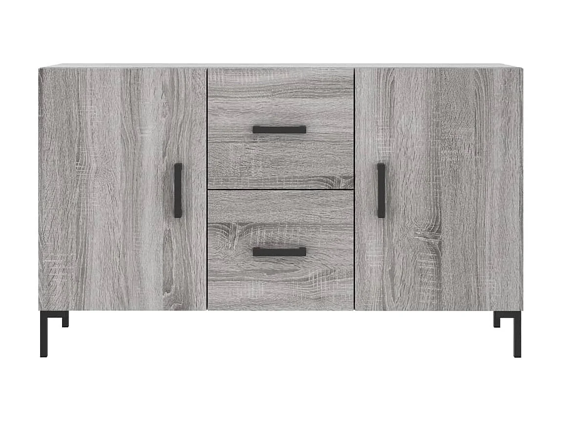 Sideboard Grau Sonoma - Lowboard 100x36x60 cm Holzwerkstoff -RM13351