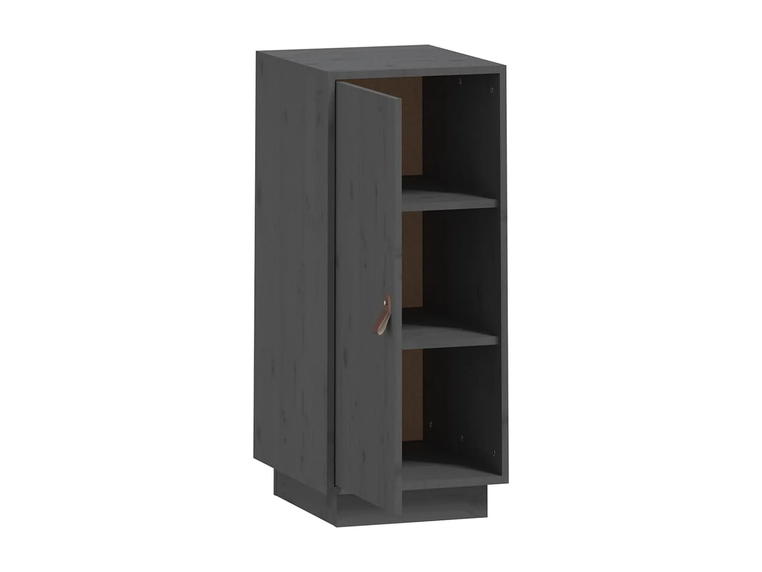 Sideboard Grau - Lowboard 34x40x75 cm Massivholz Kiefer -RM94244