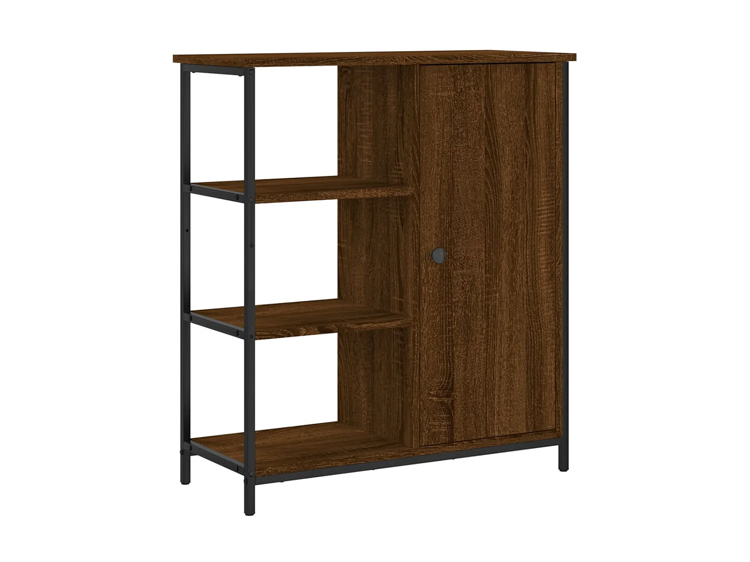 Sideboard Lowboard - Braun Eichen-Optik 70x30x80 cm Holzwerkstoff -RM76156