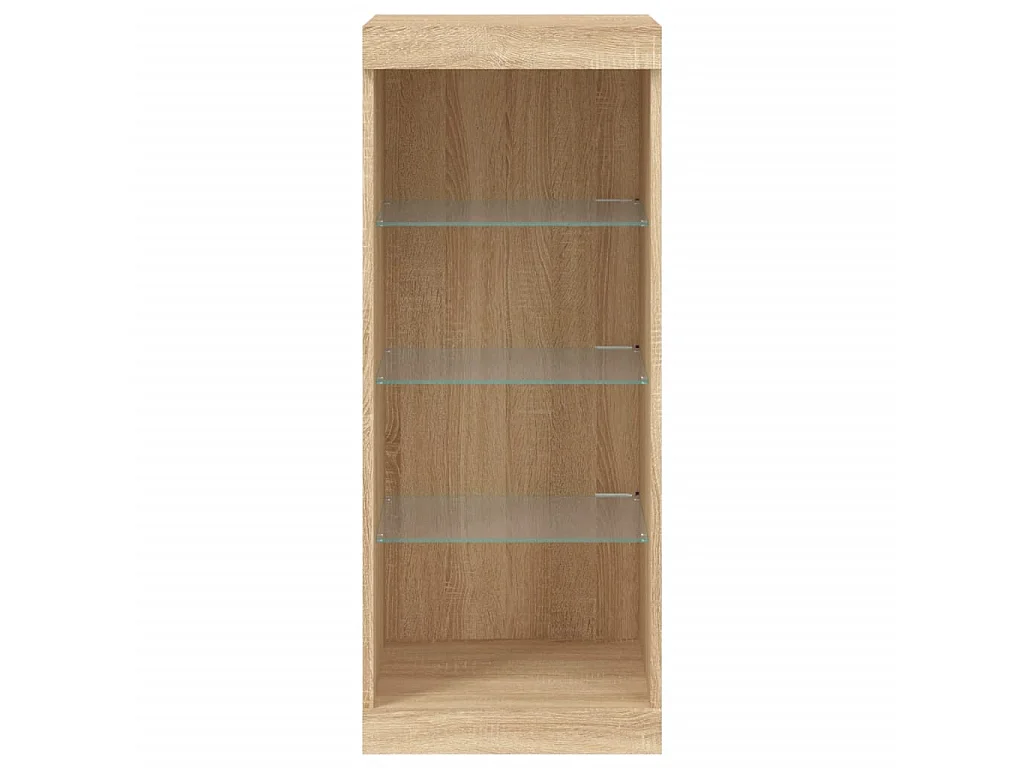 Sideboard mit LED-Leuchten Anrichte Sonoma-Eiche 41x37x100 cm -RM29151