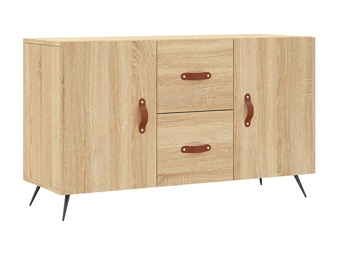 Sideboard Anrichte Sonoma-Eiche 100x36x60 cm Holzwerkstoff -RM57528