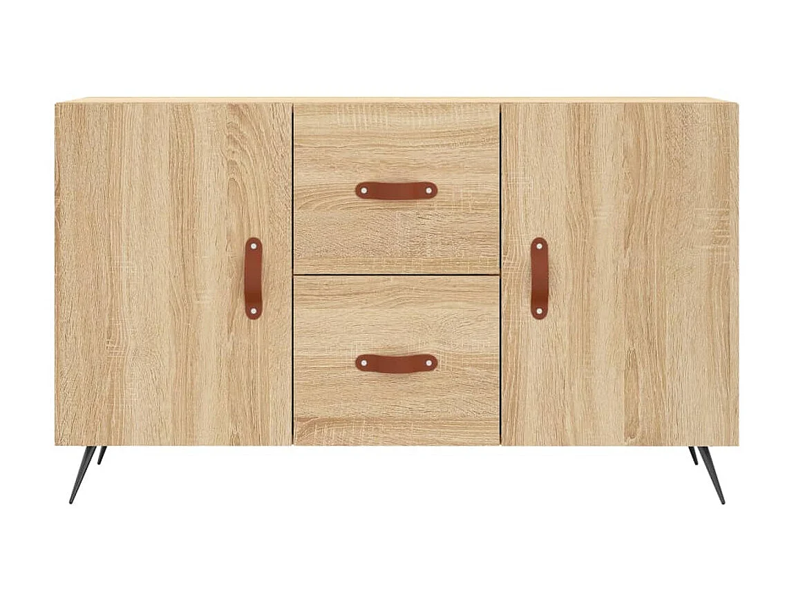 Sideboard Anrichte Sonoma-Eiche 100x36x60 cm Holzwerkstoff -RM57528