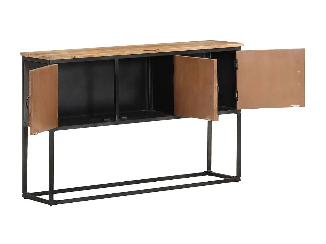 Sideboard Anrichte - 120x30x75 cm Akazie Massivholz -RM89818