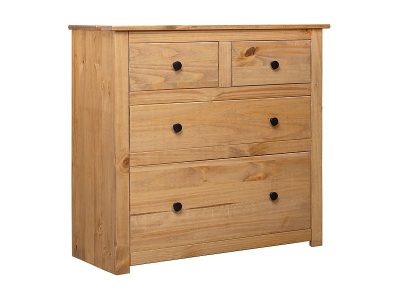 Sideboard Lowboard - 80x40x83 cm Kiefernholz Panama -RM64819