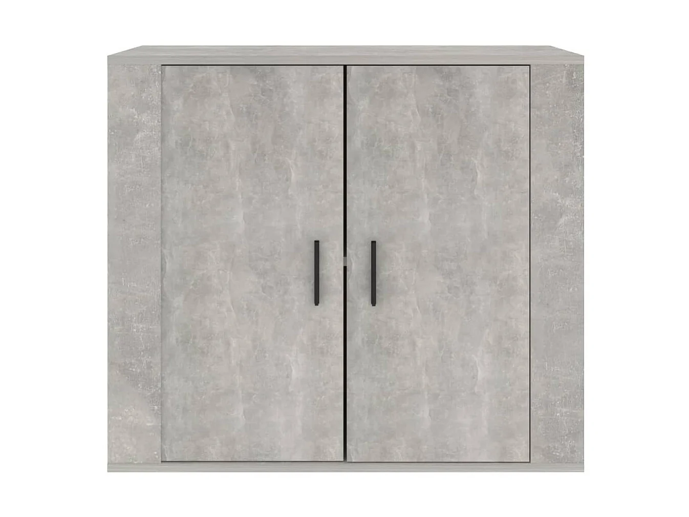 Sideboard Lowboard - Betongrau 80x33x70 cm Holzwerkstoff -RM90183