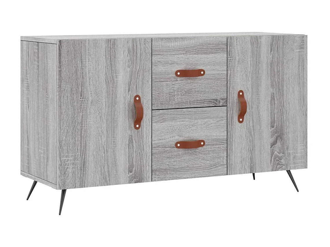 Sideboard Grau Sonoma - Lowboard 100x36x60 cm Holzwerkstoff -RM26899