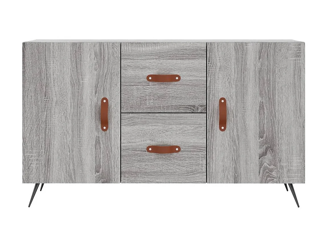 Sideboard Grau Sonoma - Lowboard 100x36x60 cm Holzwerkstoff -RM26899