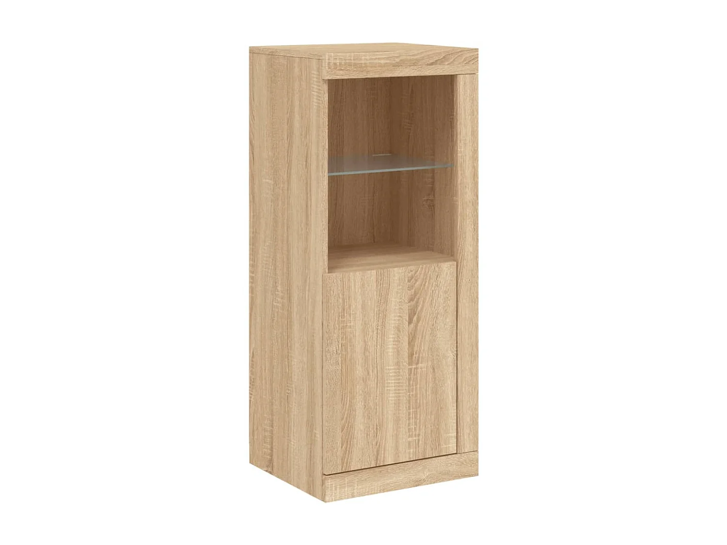 Sideboard mit LED-Leuchten Anrichte Sonoma-Eiche 41x37x100 cm -RM95396