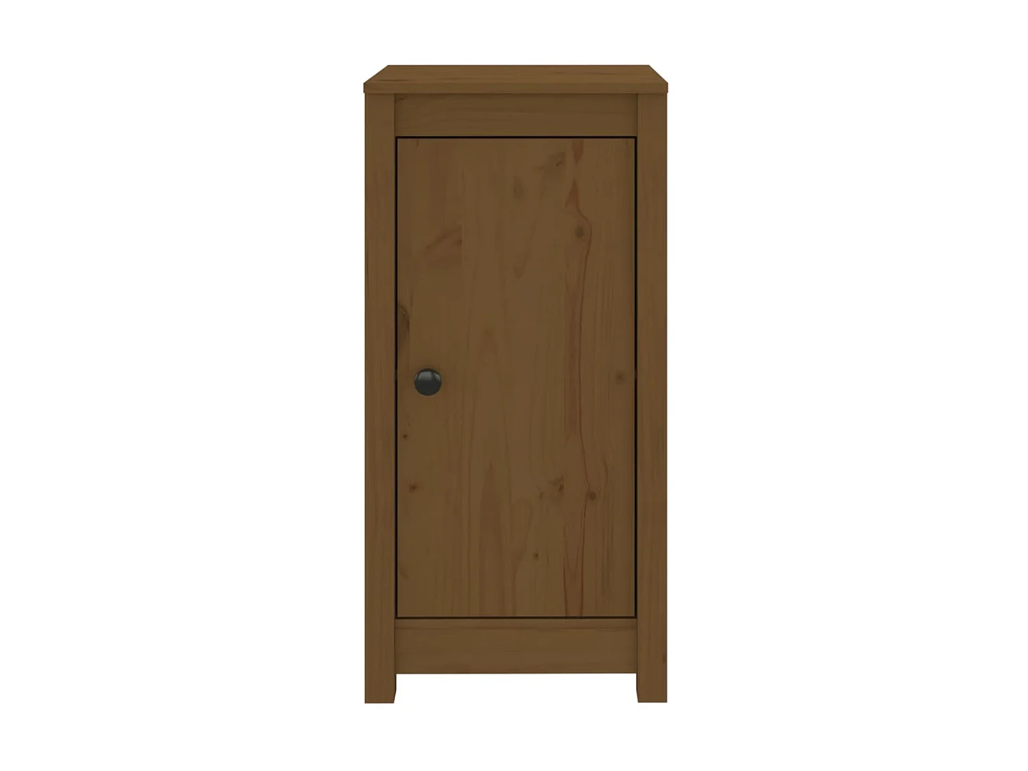 Sideboards im 2er-Set Lowboards Honigbraun 40x35x80 cm Massivholz Kiefer -RM57949