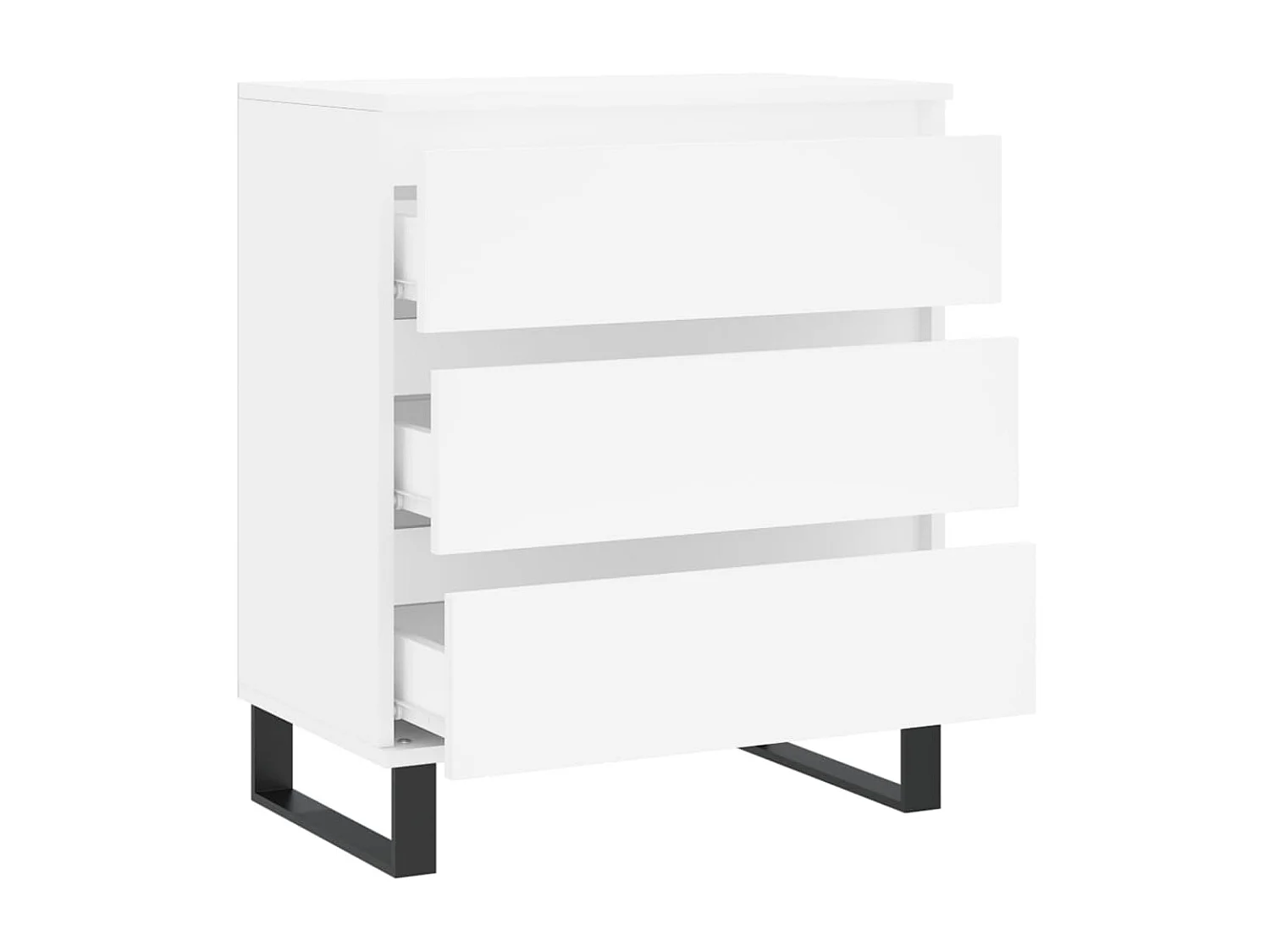 Sideboard Weiß Anrichte 60x35x70 cm Holzwerkstoff -RM90624