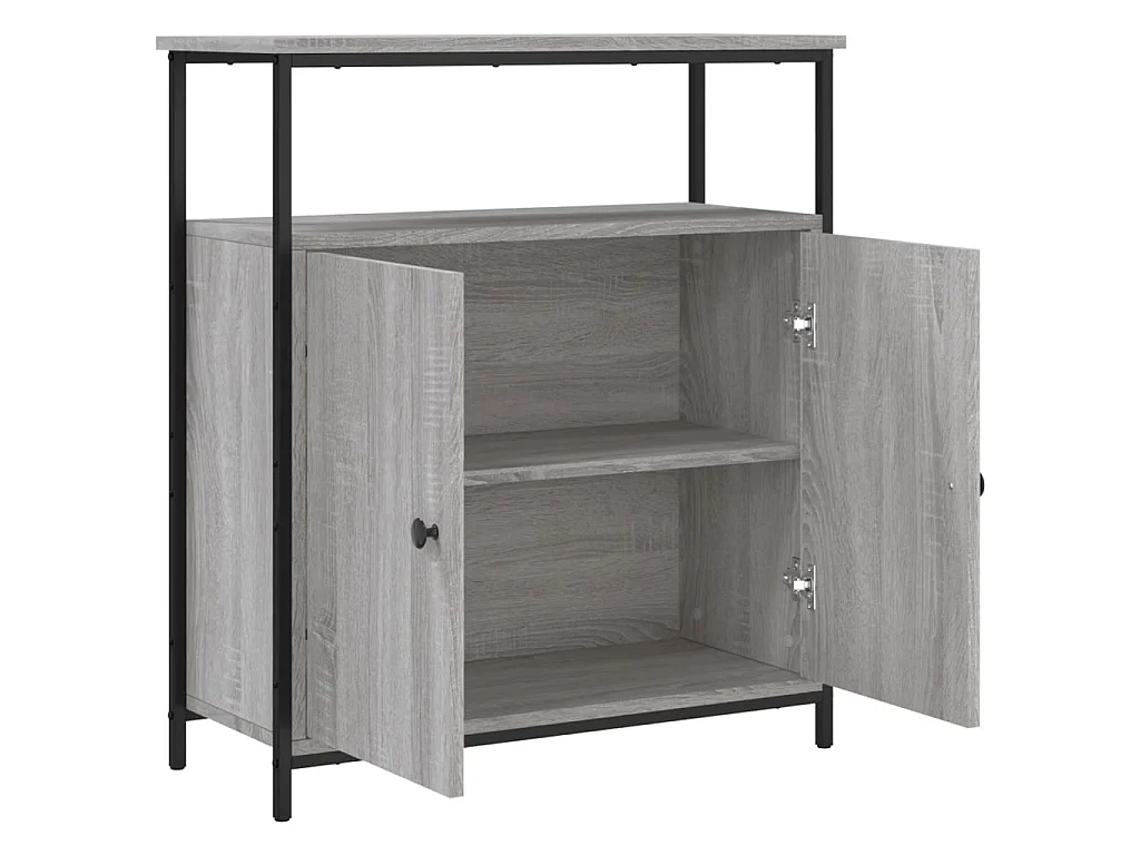 Sideboard Lowboard - Grau Sonoma 70x30x80 cm Holzwerkstoff -RM42875