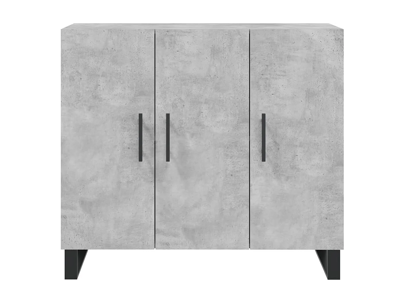 Sideboard Lowboard - Betongrau 90x34x80 cm Holzwerkstoff -RM30236