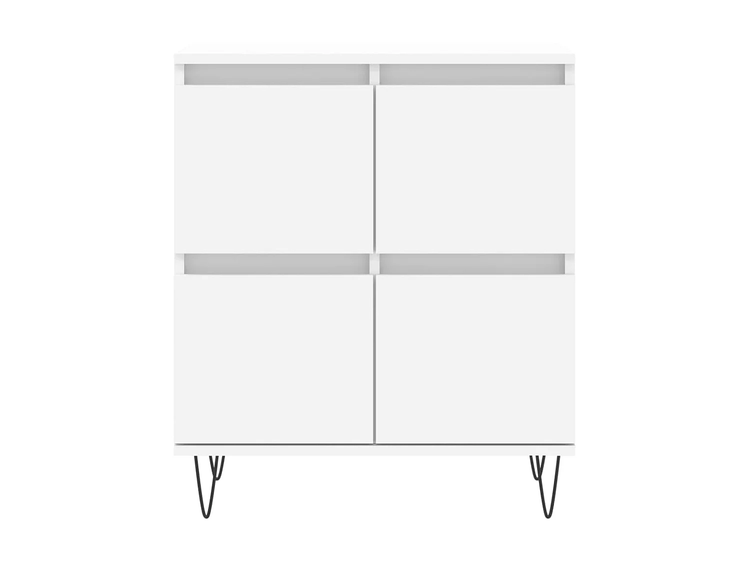 Sideboards im 3er-Set Lowboards Weiß Holzwerkstoff -RM96849