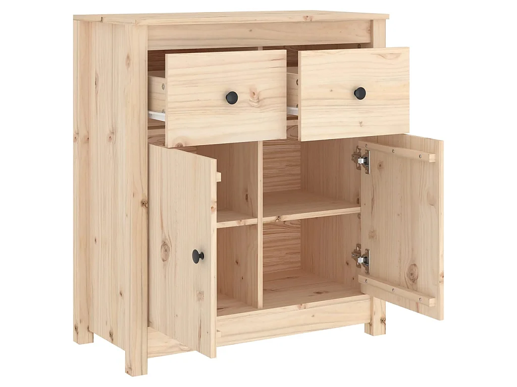 Sideboard Lowboard - 70x35x80 cm Massivholz Kiefer -RM12843