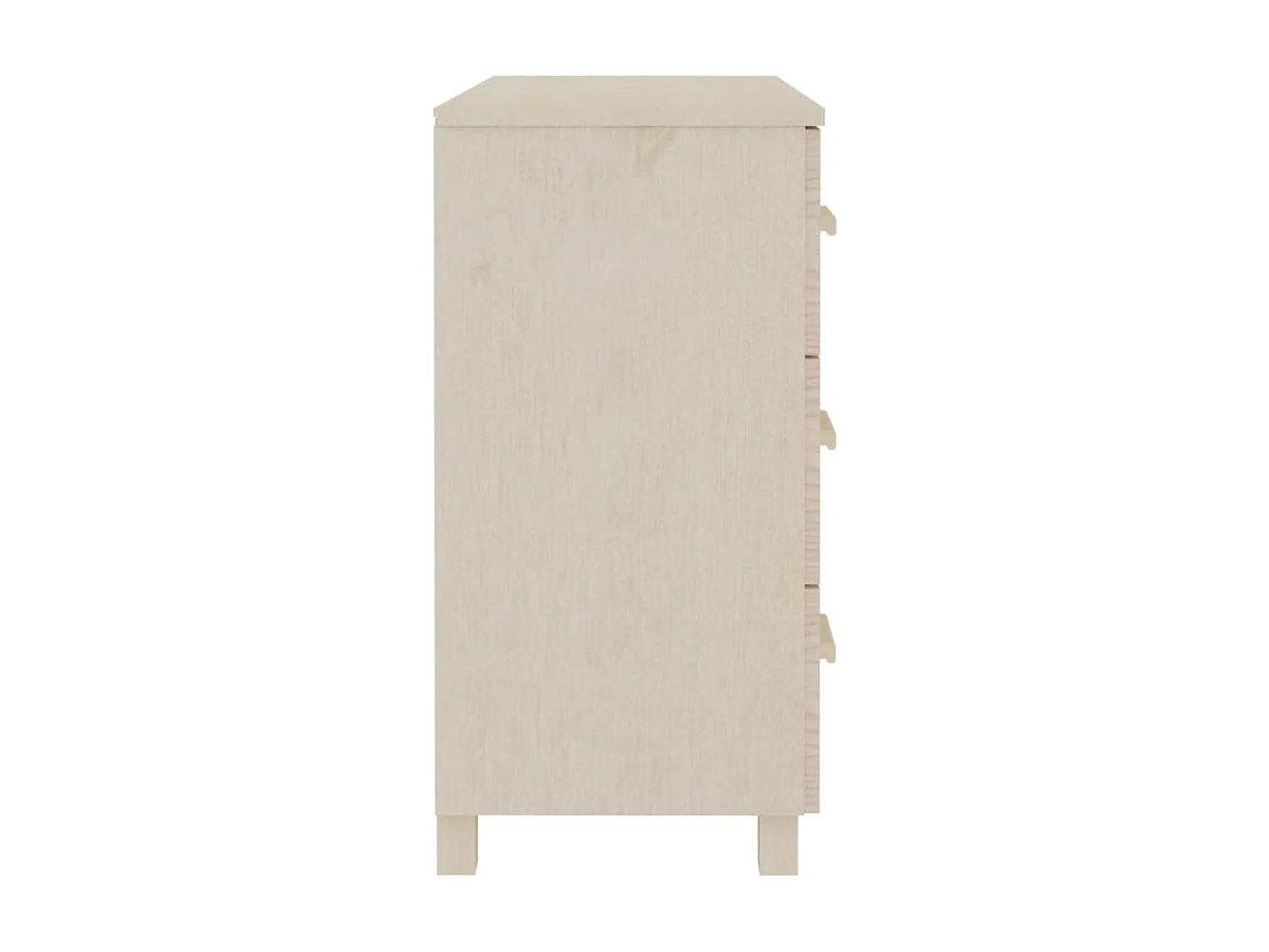 Sideboard Lowboard - HAMAR Honigbraun 90x40x80 cm Massivholz Kiefer -RM41555