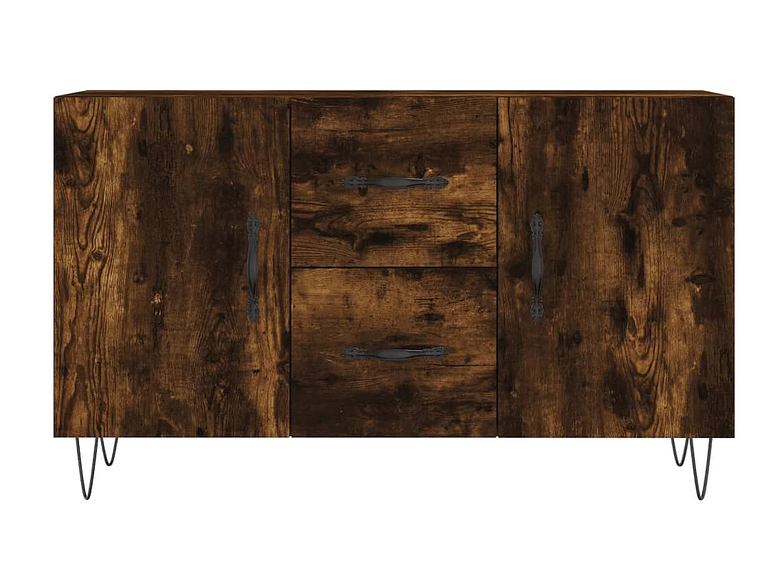 Sideboard Anrichte Räuchereiche 100x36x60 cm Holzwerkstoff -RM46302