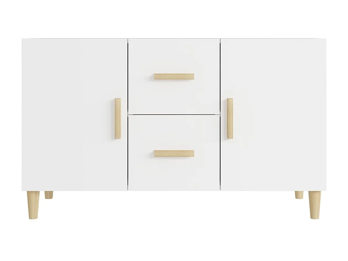 Sideboard Weiß Anrichte 100x36x60 cm Holzwerkstoff -RM50760