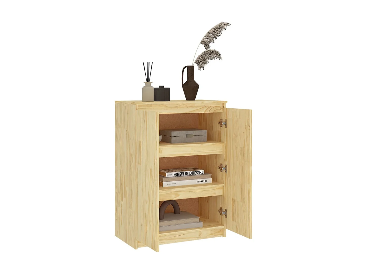 Sideboard Anrichte - 60x36x84 cm Massivholz Kiefer -RM20150