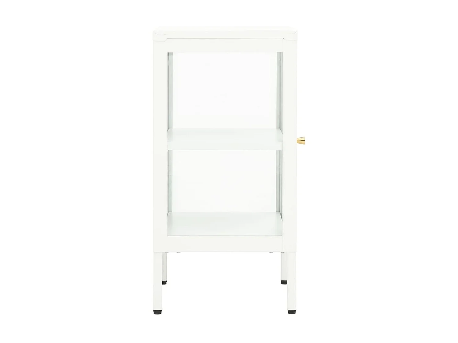 Sideboard Anrichte - 38x35x70 cm Metall und Glas -RM16038