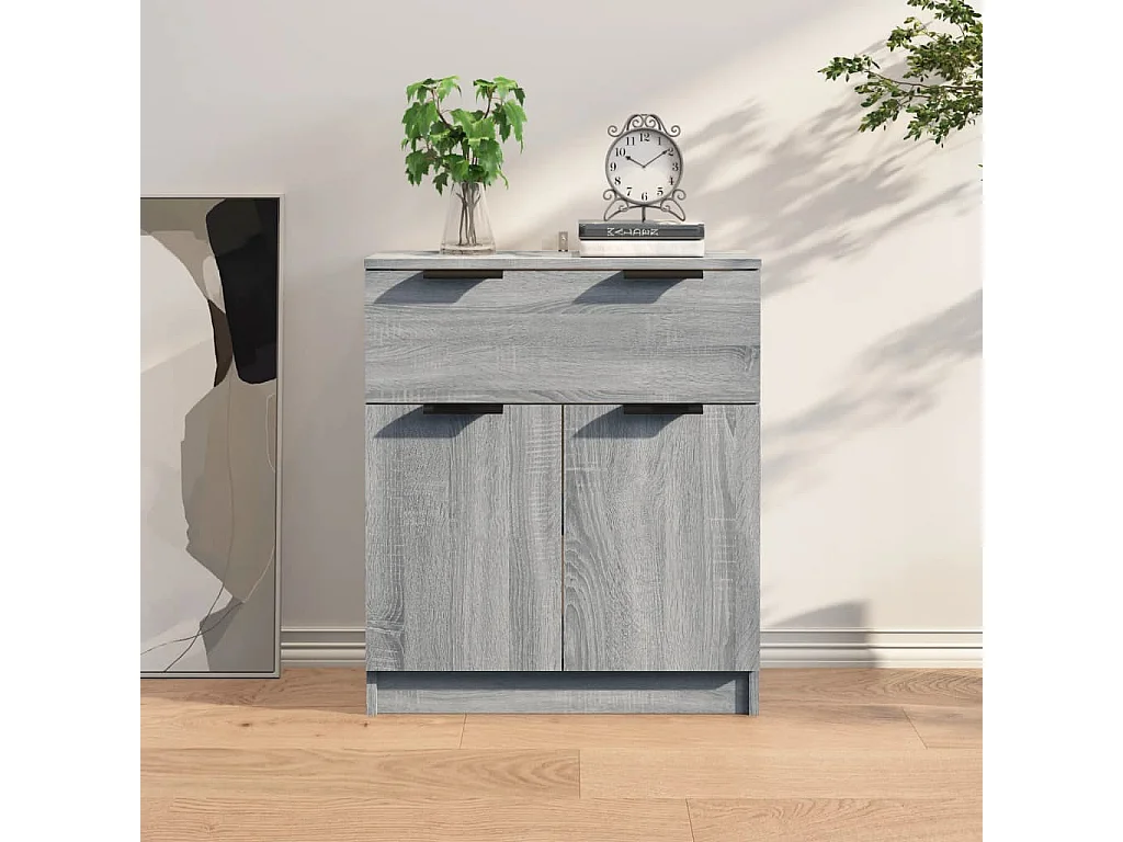 Sideboard Grau Sonoma - Lowboard 60x30x70 cm Holzwerkstoff -RM99210