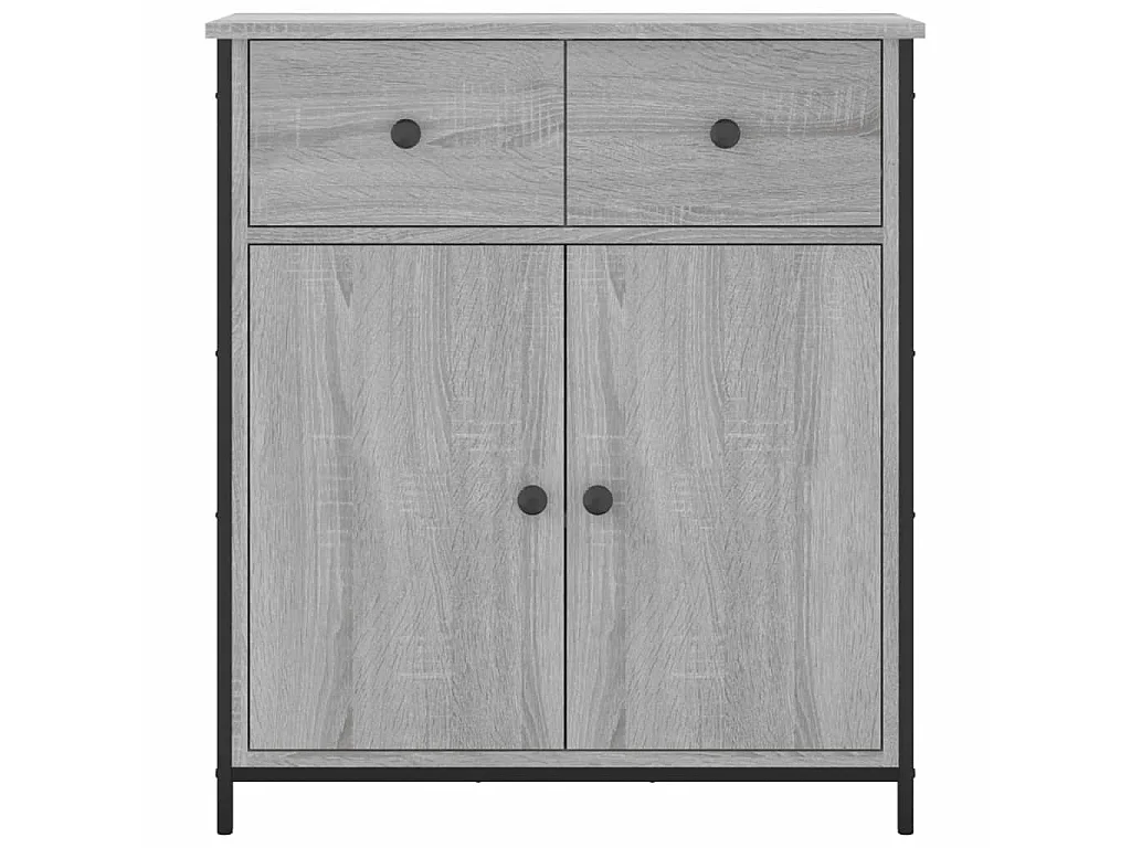 Sideboard Lowboard - Grau Sonoma 70x30x80 cm Holzwerkstoff -RM76920