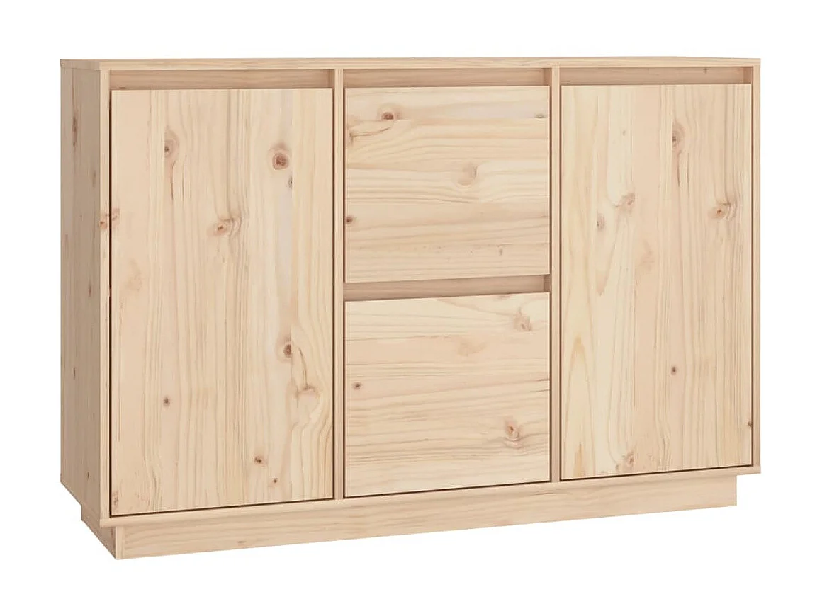 Sideboard Anrichte - 111x34x75 cm Massivholz Kiefer -RM60246