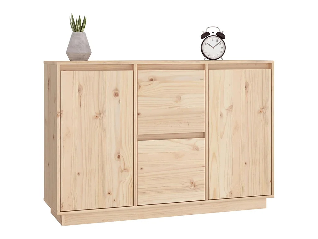 Sideboard Anrichte - 111x34x75 cm Massivholz Kiefer -RM60246
