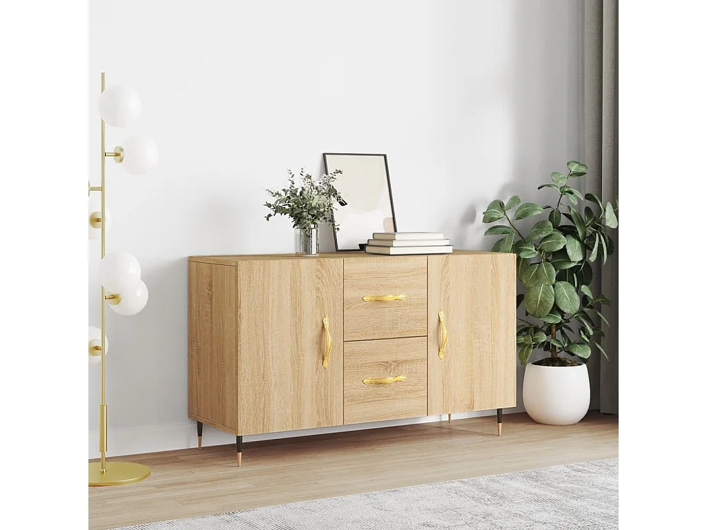 Sideboard Anrichte Sonoma-Eiche 100x36x60 cm Holzwerkstoff -RM97303