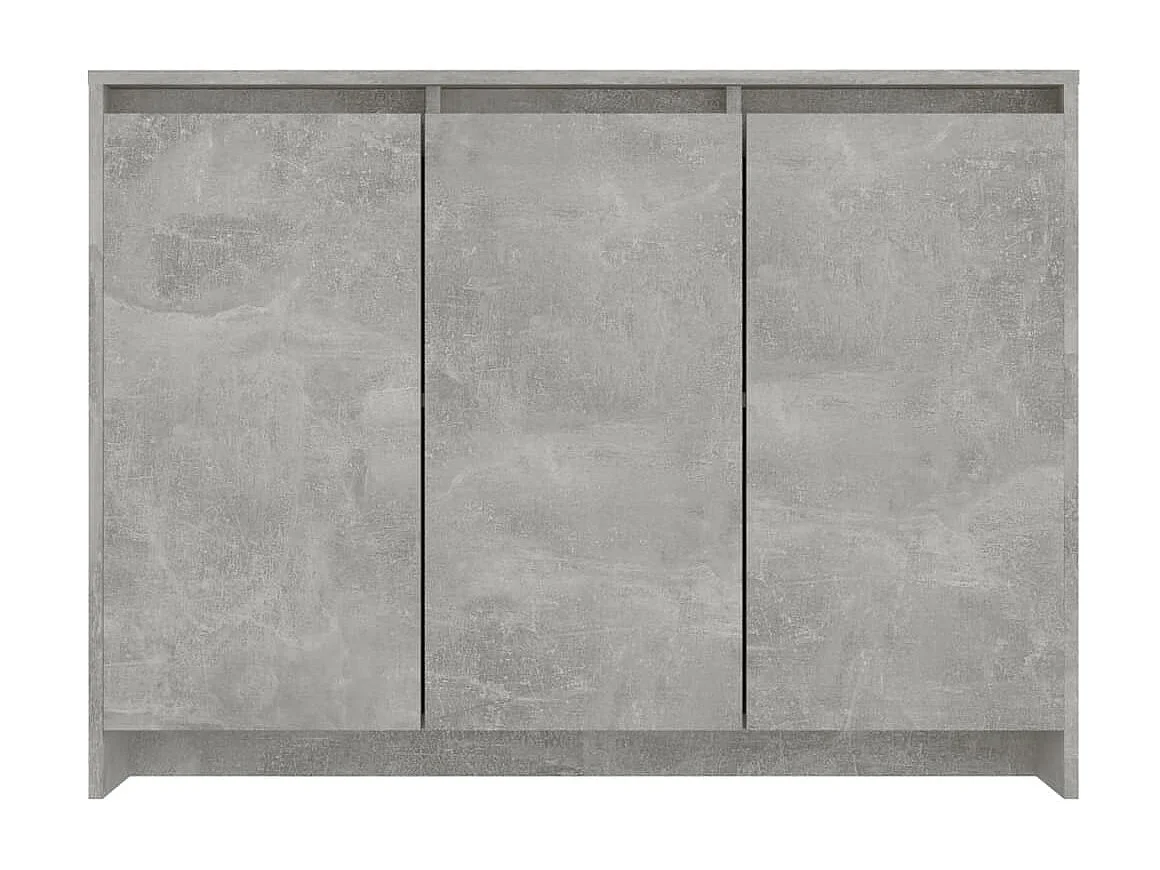 Sideboard Lowboard - Betongrau 102x33x75 cm Holzwerkstoff -RM18777