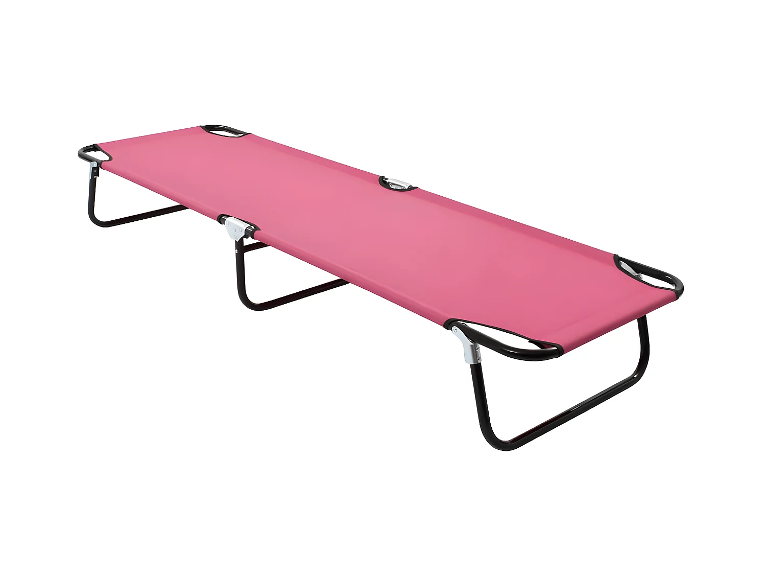 Bain de soleil pliable Acier Rose SEF32005