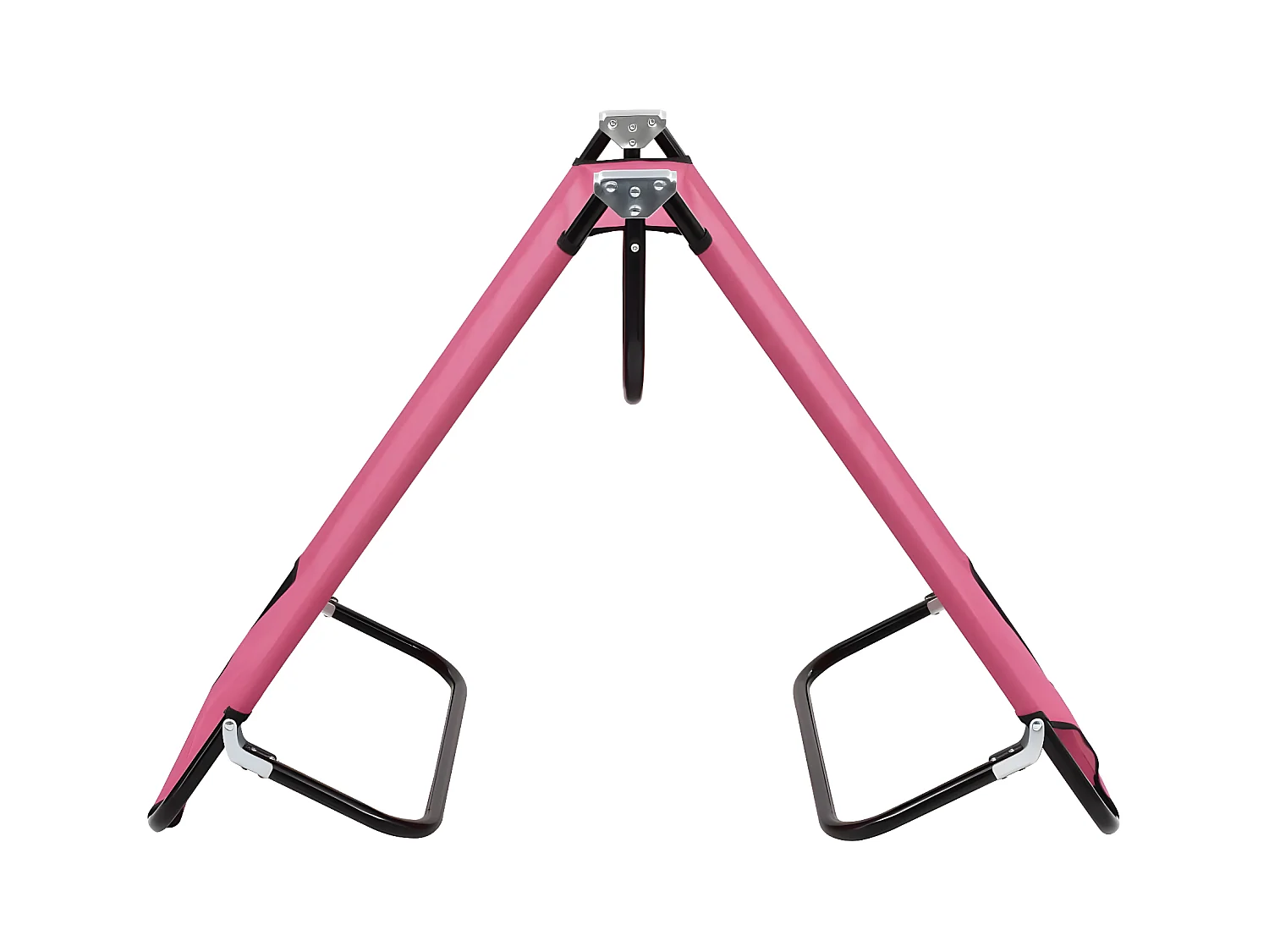 Ligbed inklapbaar staal roze NL844397