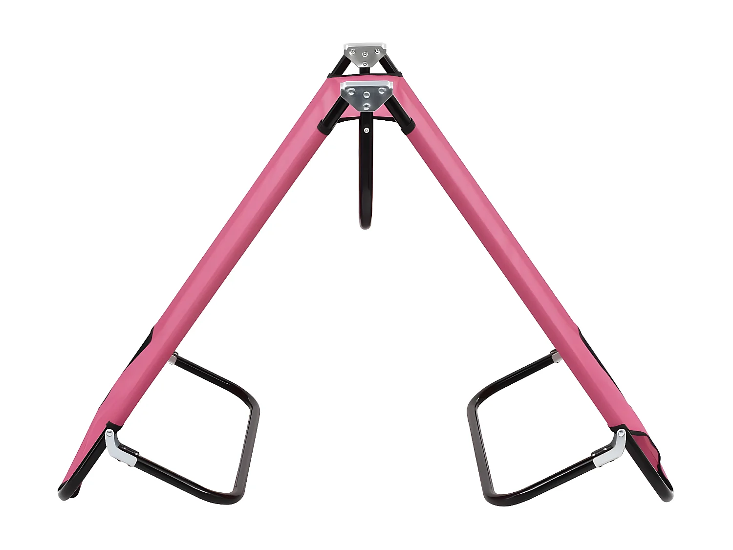 Ligbed inklapbaar staal roze NL844397