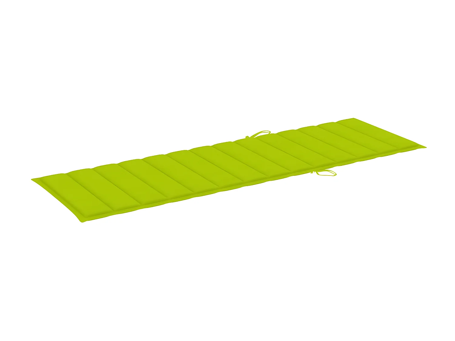 Bain de soleil double et coussin vert vif Bois de pin imprégné SEF27520