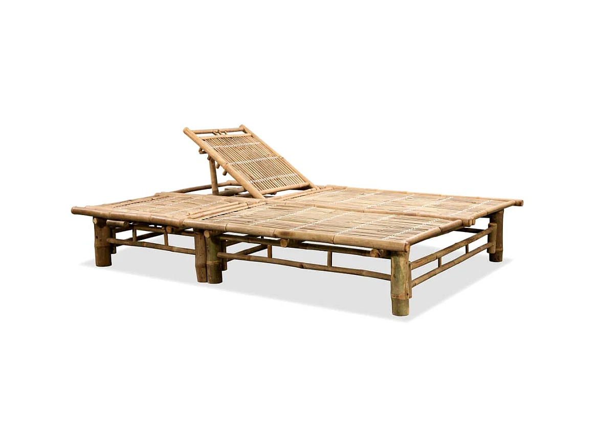 Bain de soleil pour 2 personnes Bambou SEF79463