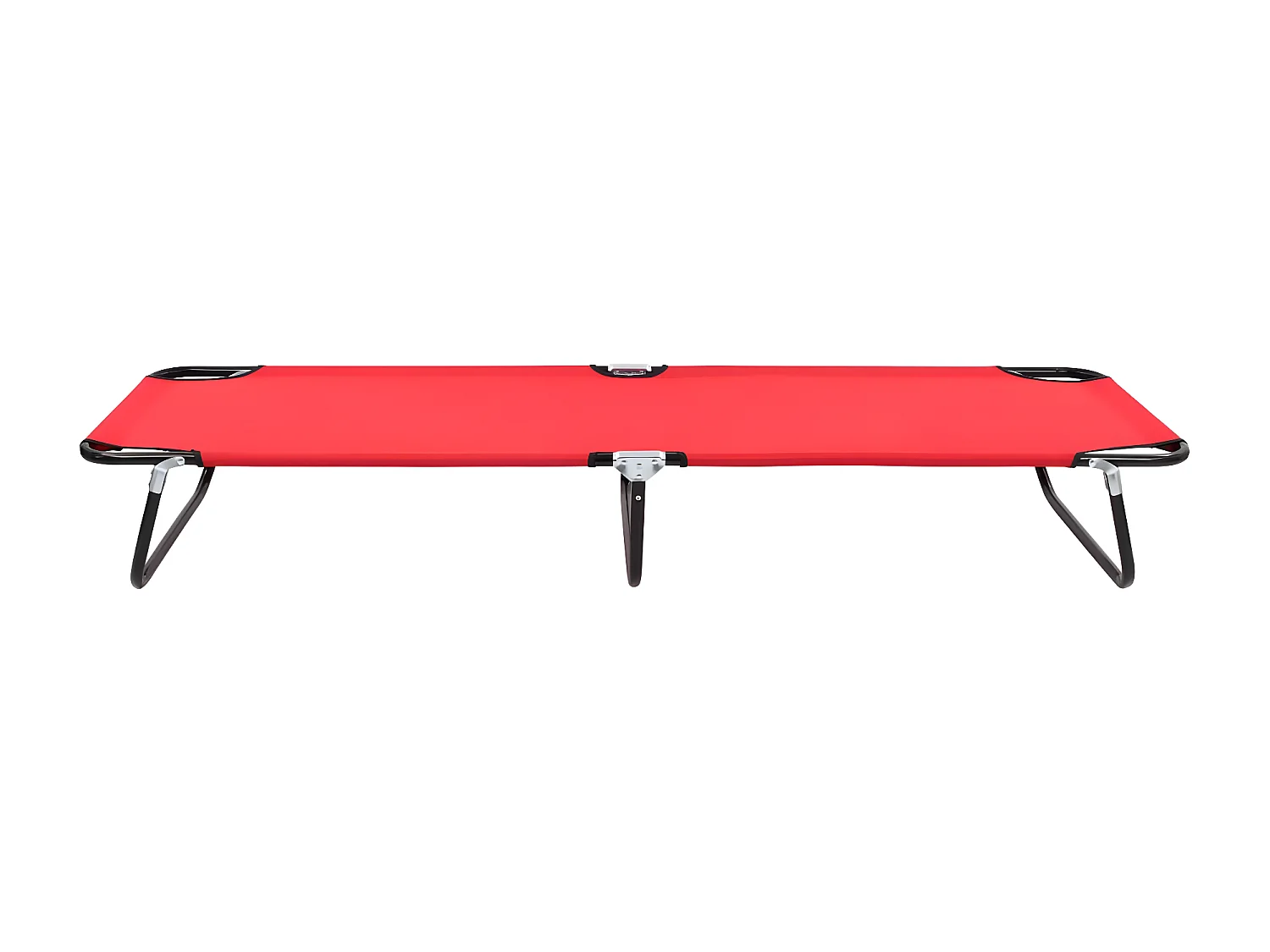 Tumbona plegable acero roja ES90674
