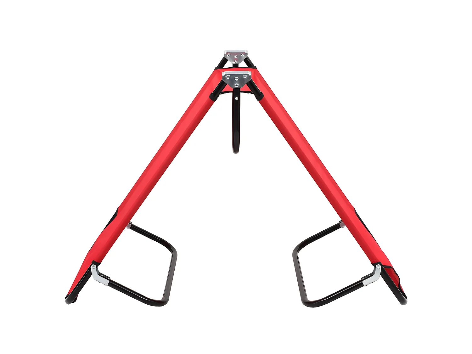 Tumbona plegable acero roja ES90674