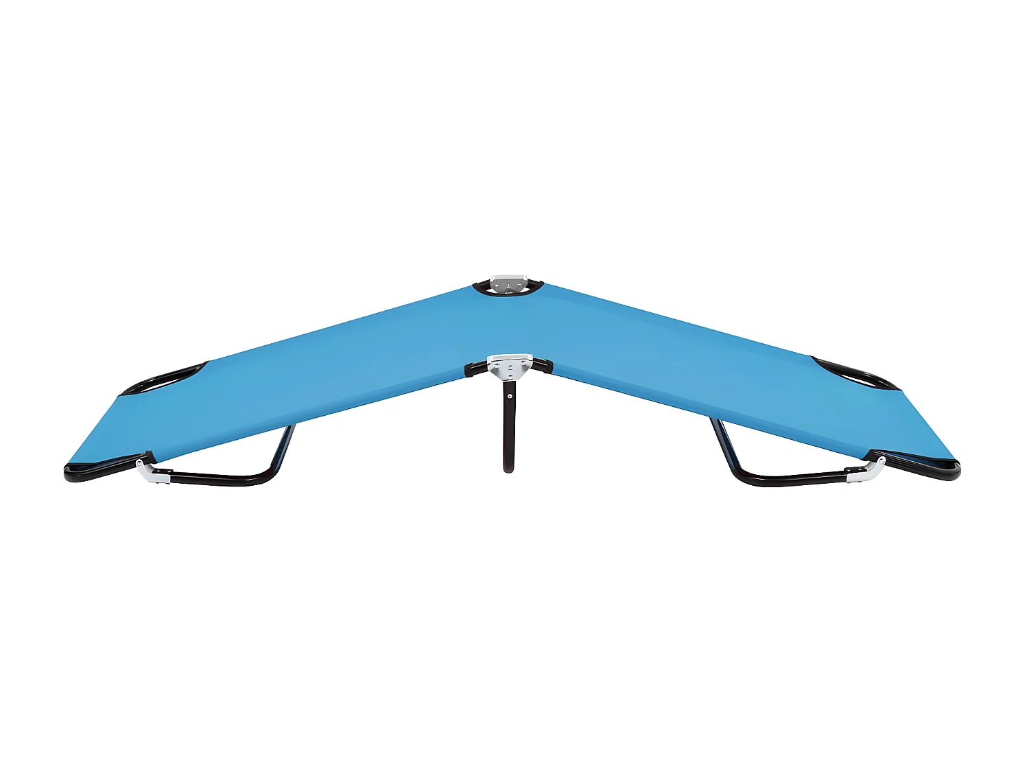 Bain de soleil pliable Acier Bleu turquoise SEF70966