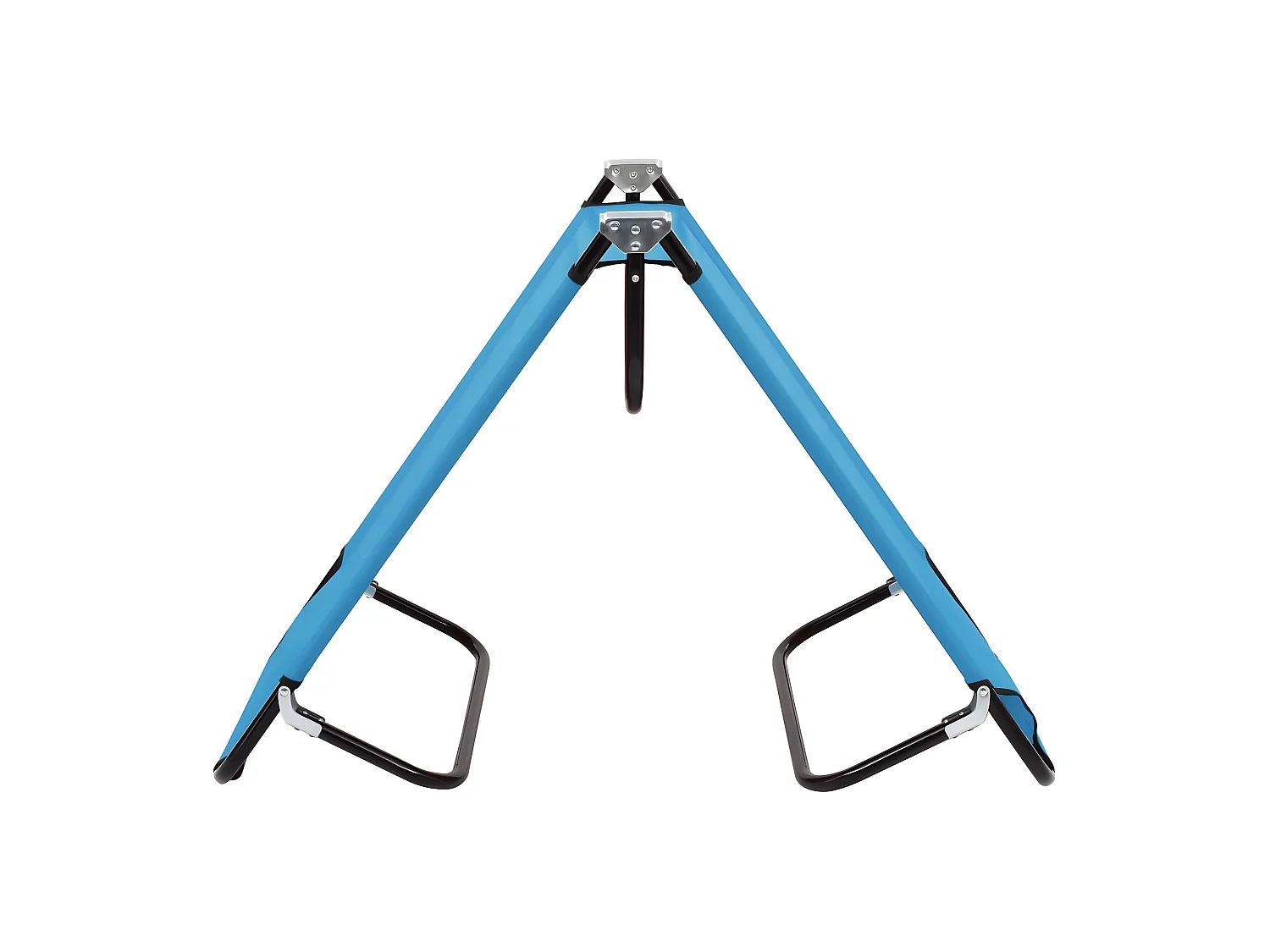 Ligbed inklapbaar staal turquoiseblauw NL264104