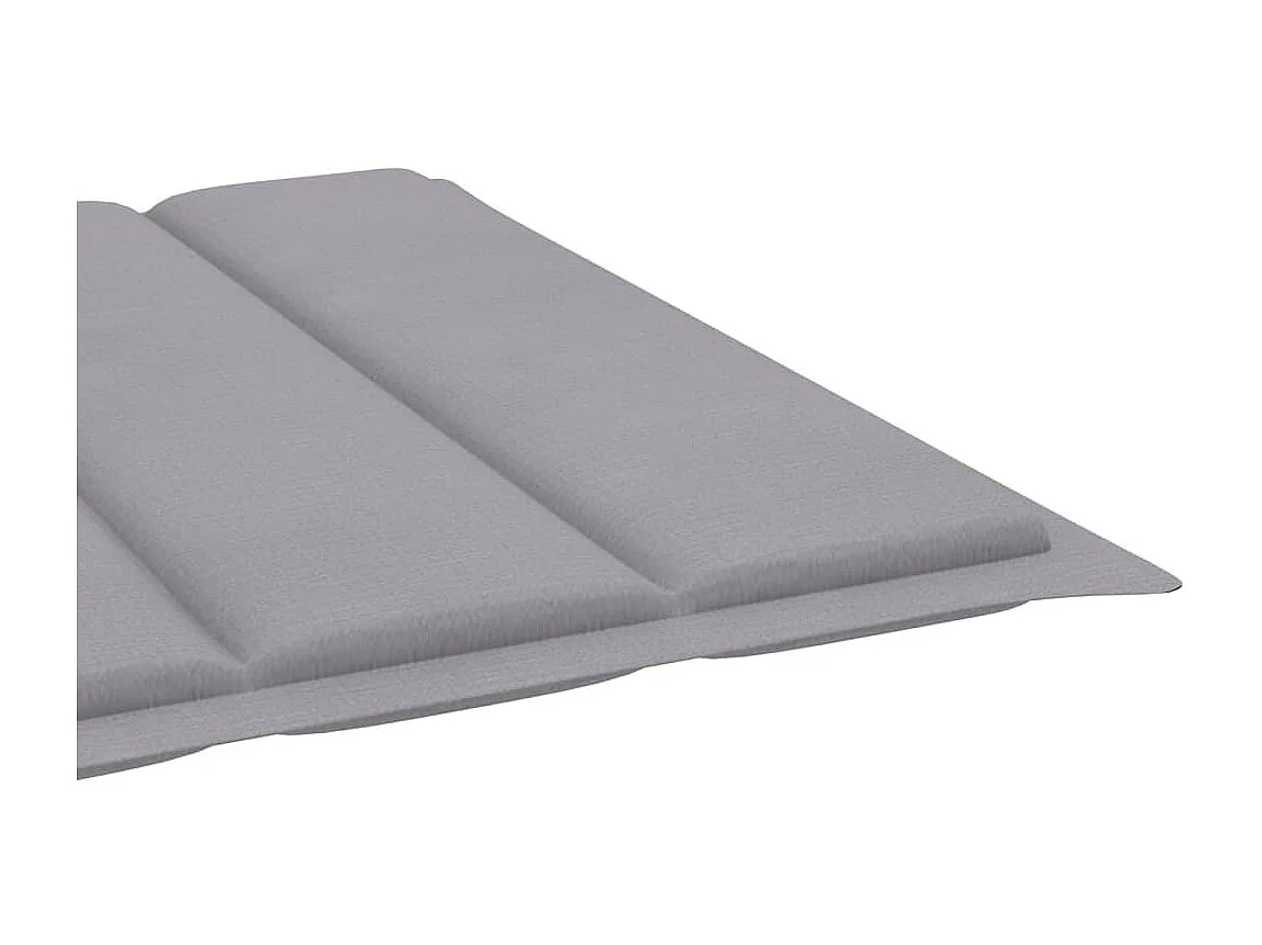 Bain de soleil de jardin avec table et coussin Pin imprégné SEF72152