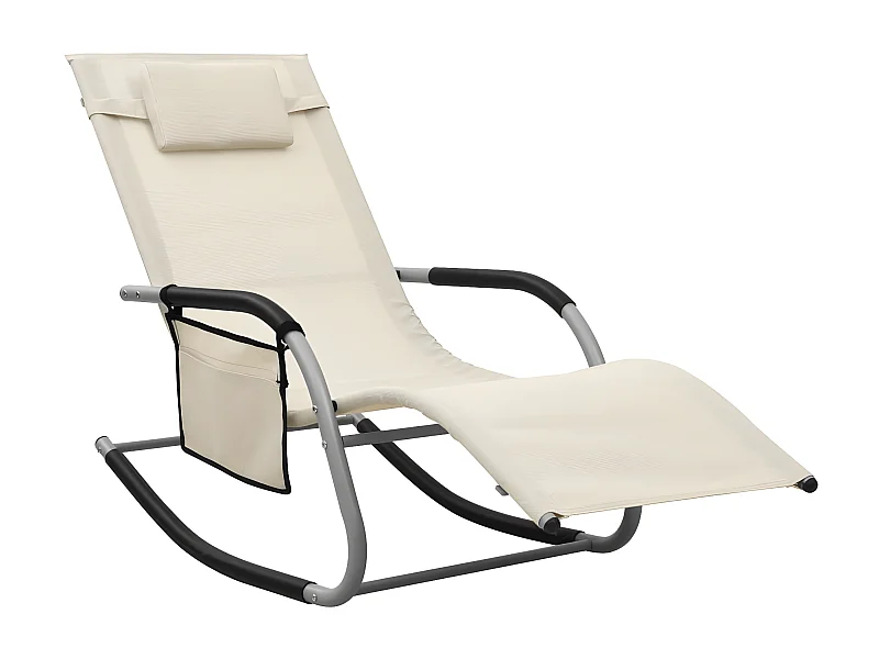 Bain de soleil Textilène Crème et gris SEF98992