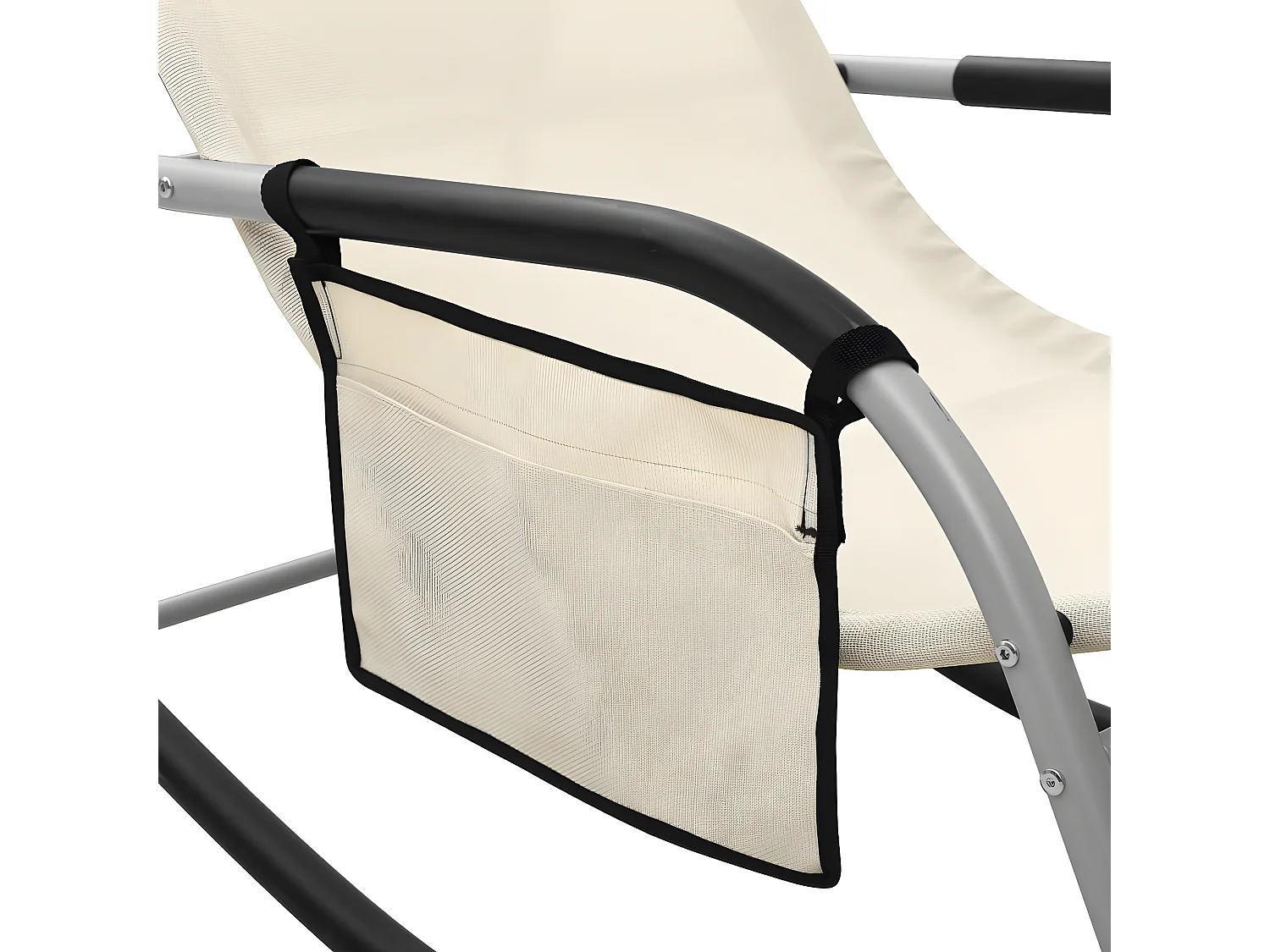 Bain de soleil Textilène Crème et gris SEF98992