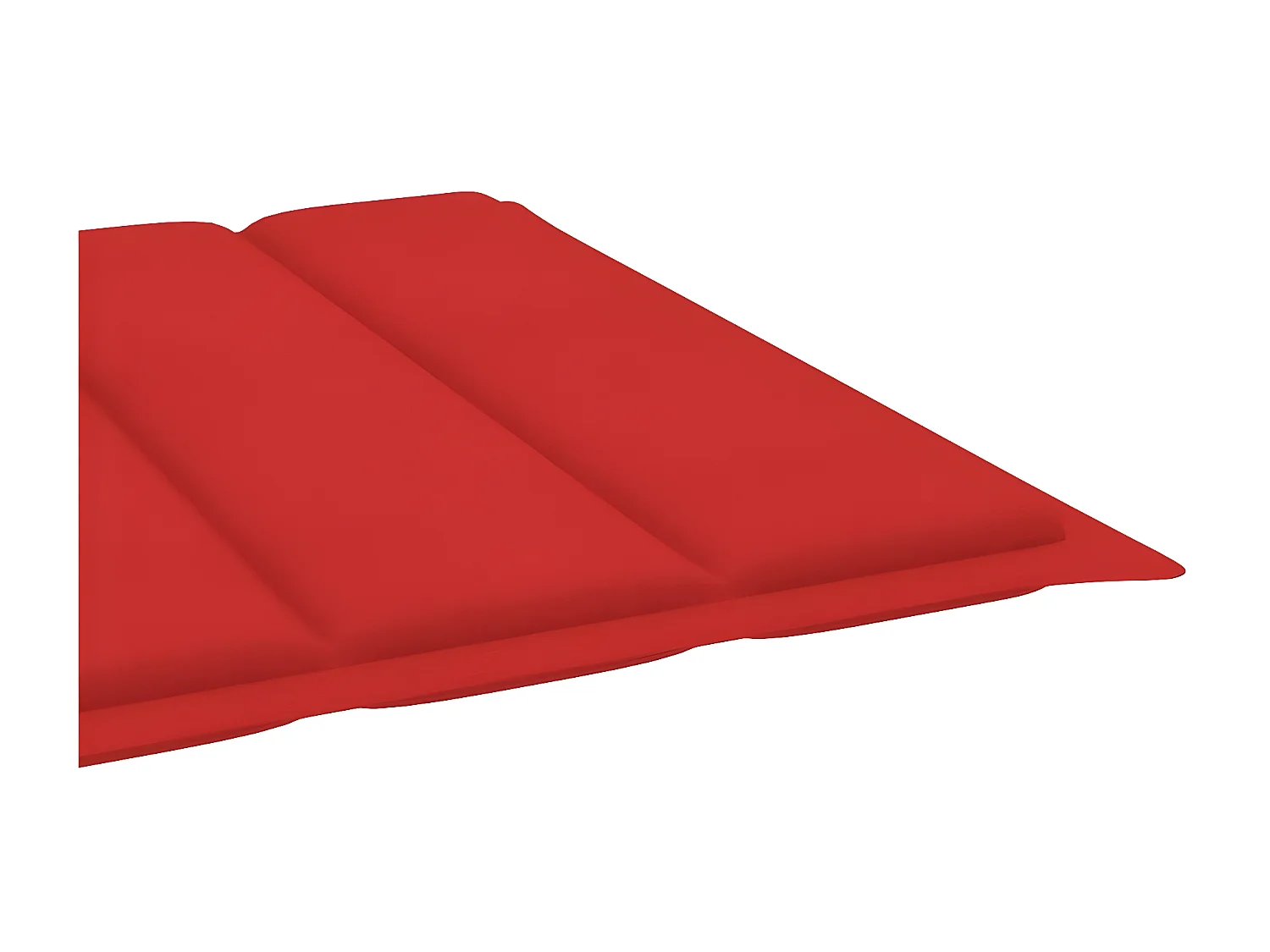 Bain de soleil avec coussin Bois d'acacia solide PEWV83787