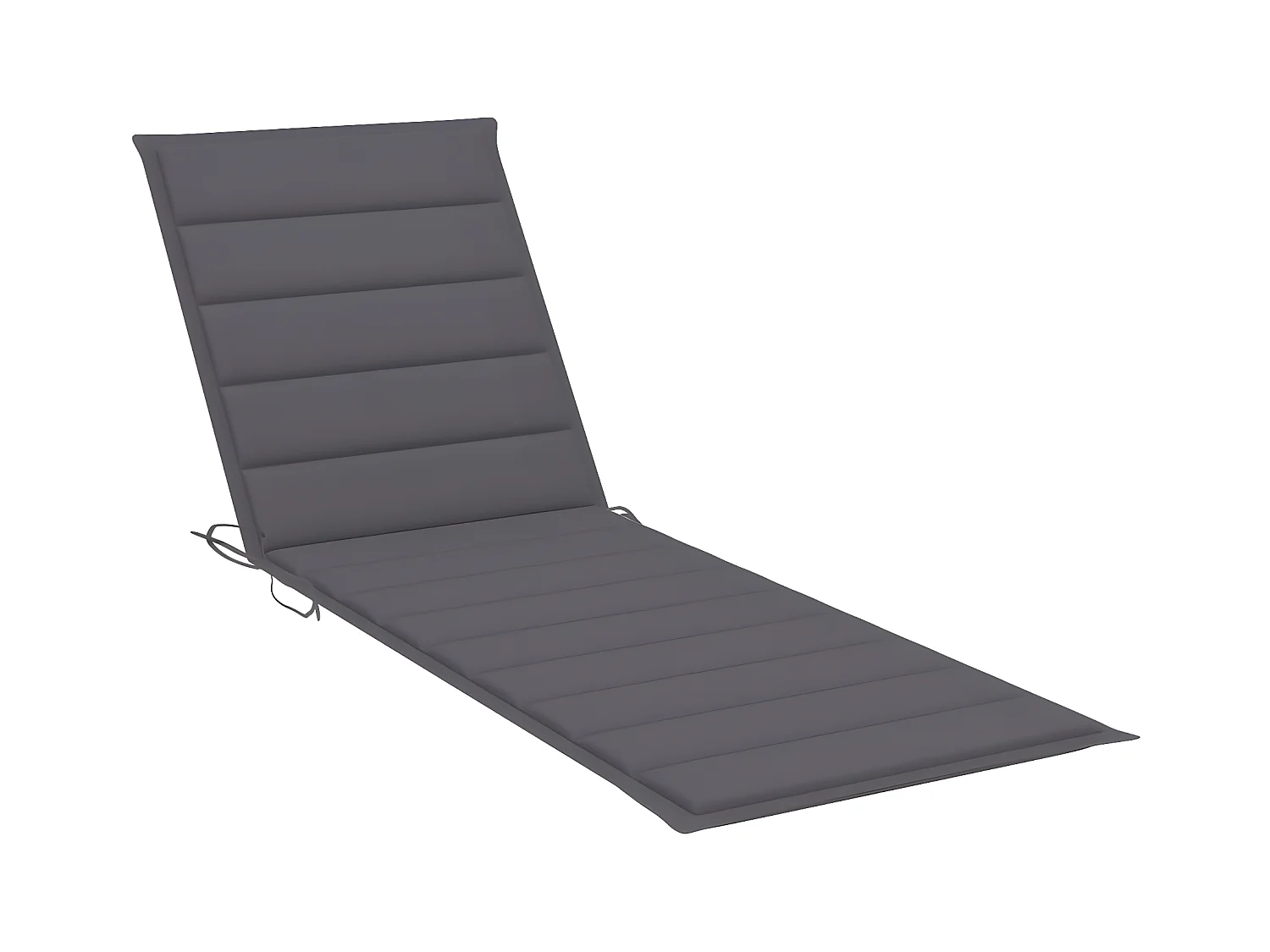 Bain de soleil de jardin avec coussin Bambou SEF95197